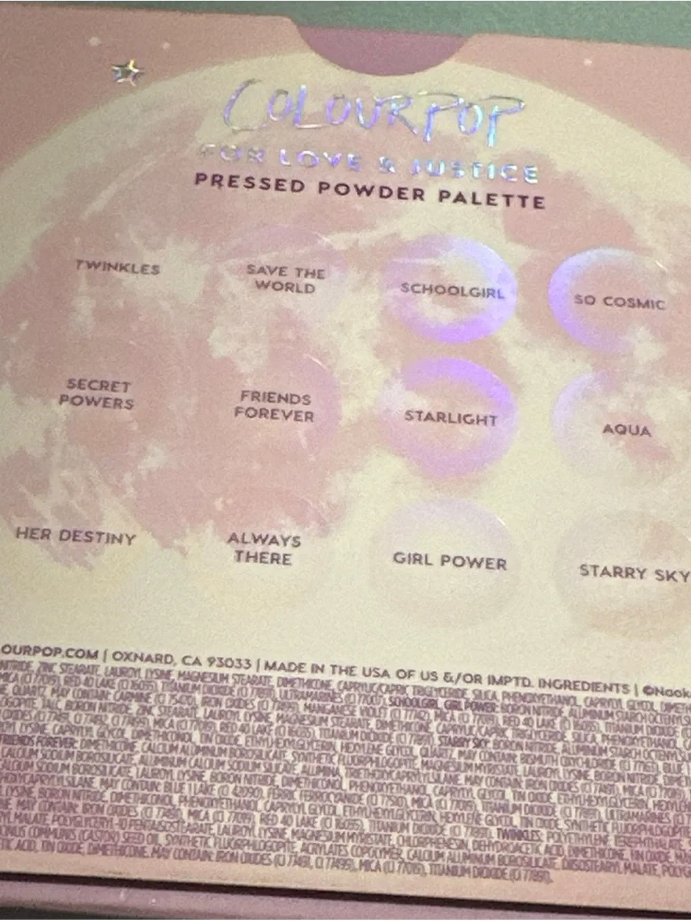 Colourpop Pressed Powder Palette,New